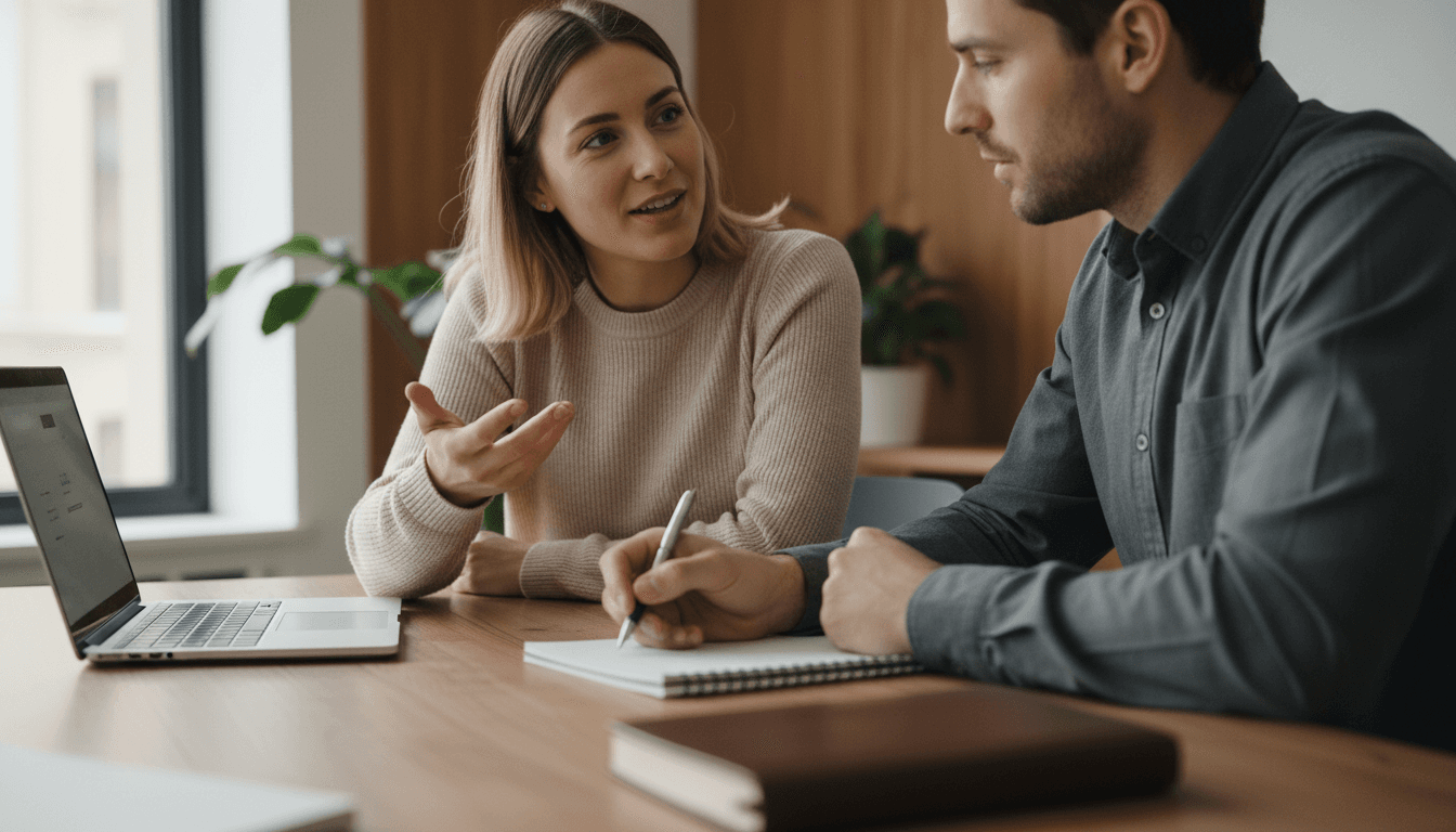 One-on-one digital marketing coaching session