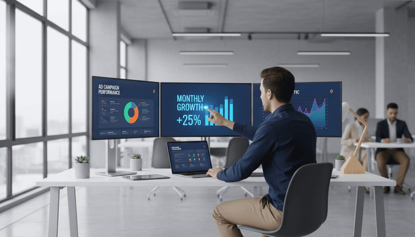 Paid advertising strategy and analytics dashboard